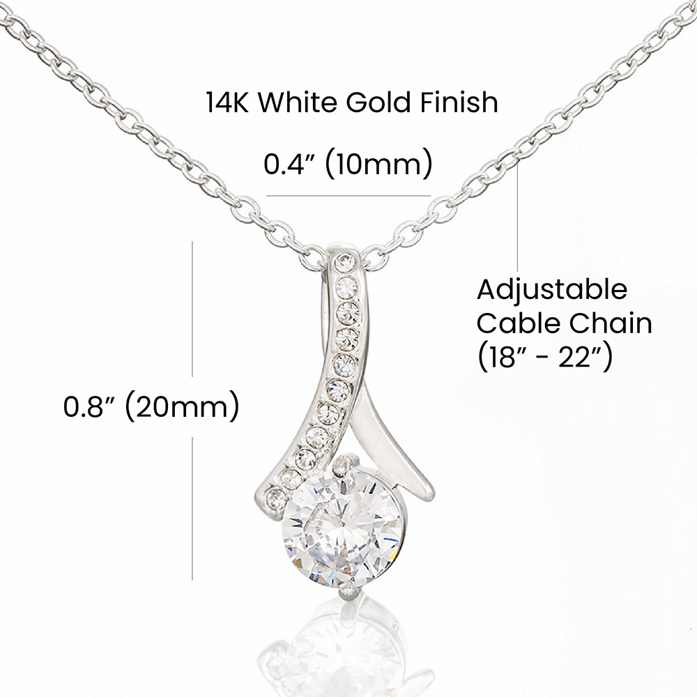 To My Beautiful Girlfriend - Alluring Beauty Necklace