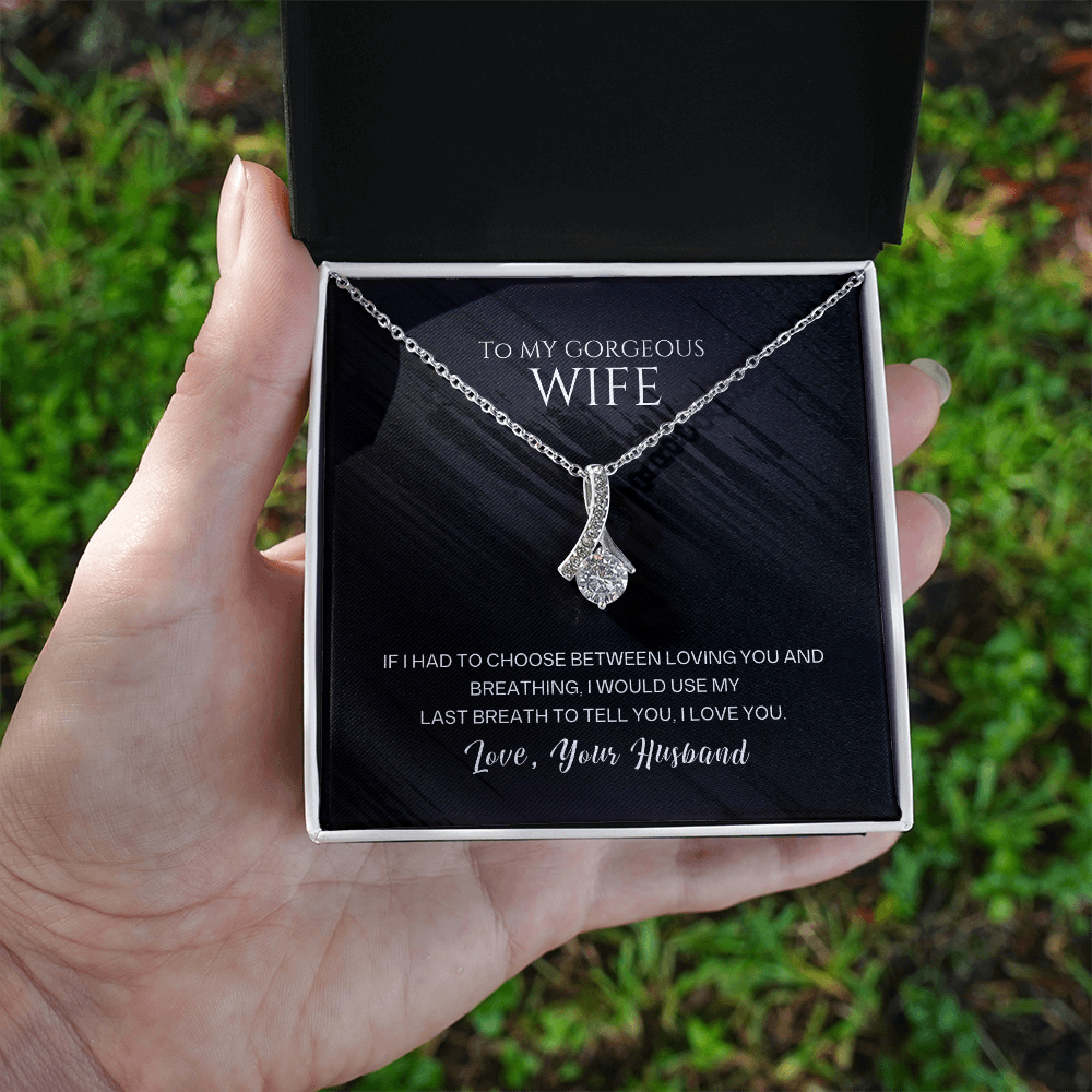Promise of Forever Pendant – To My Gorgeous Wife