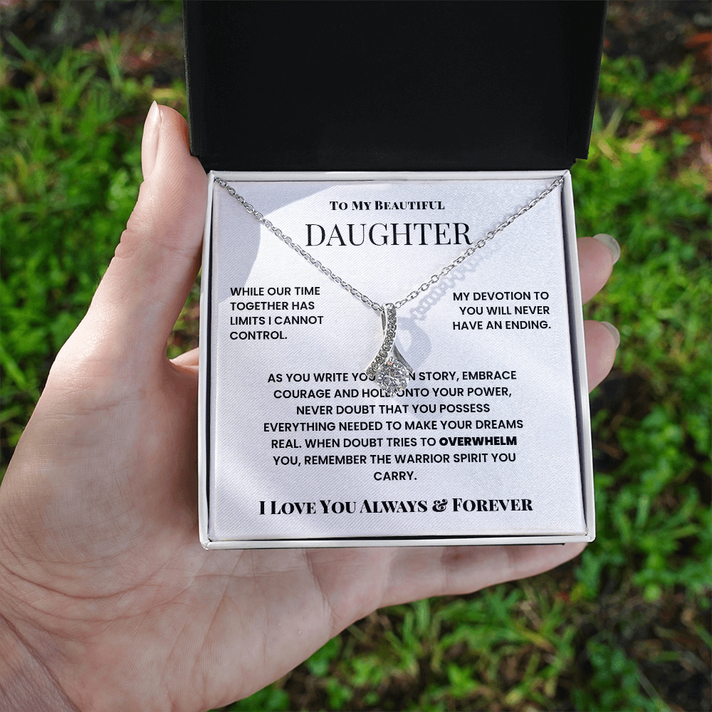 To My Beautiful Daughter – Alluring Beauty Necklace from Dad