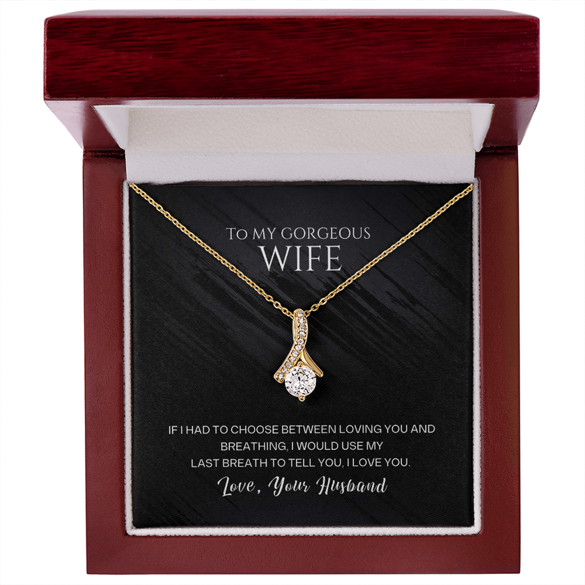 Promise of Forever Pendant – To My Gorgeous Wife