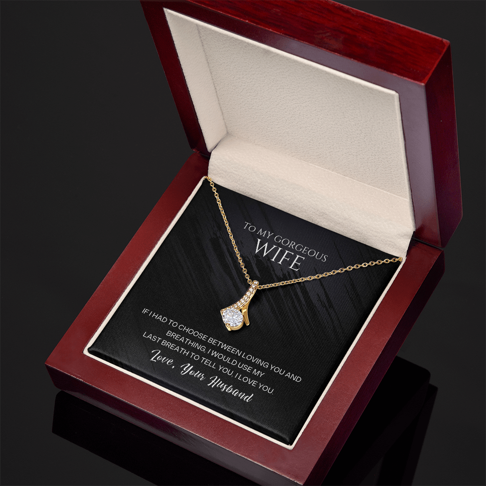 Promise of Forever Pendant – To My Gorgeous Wife