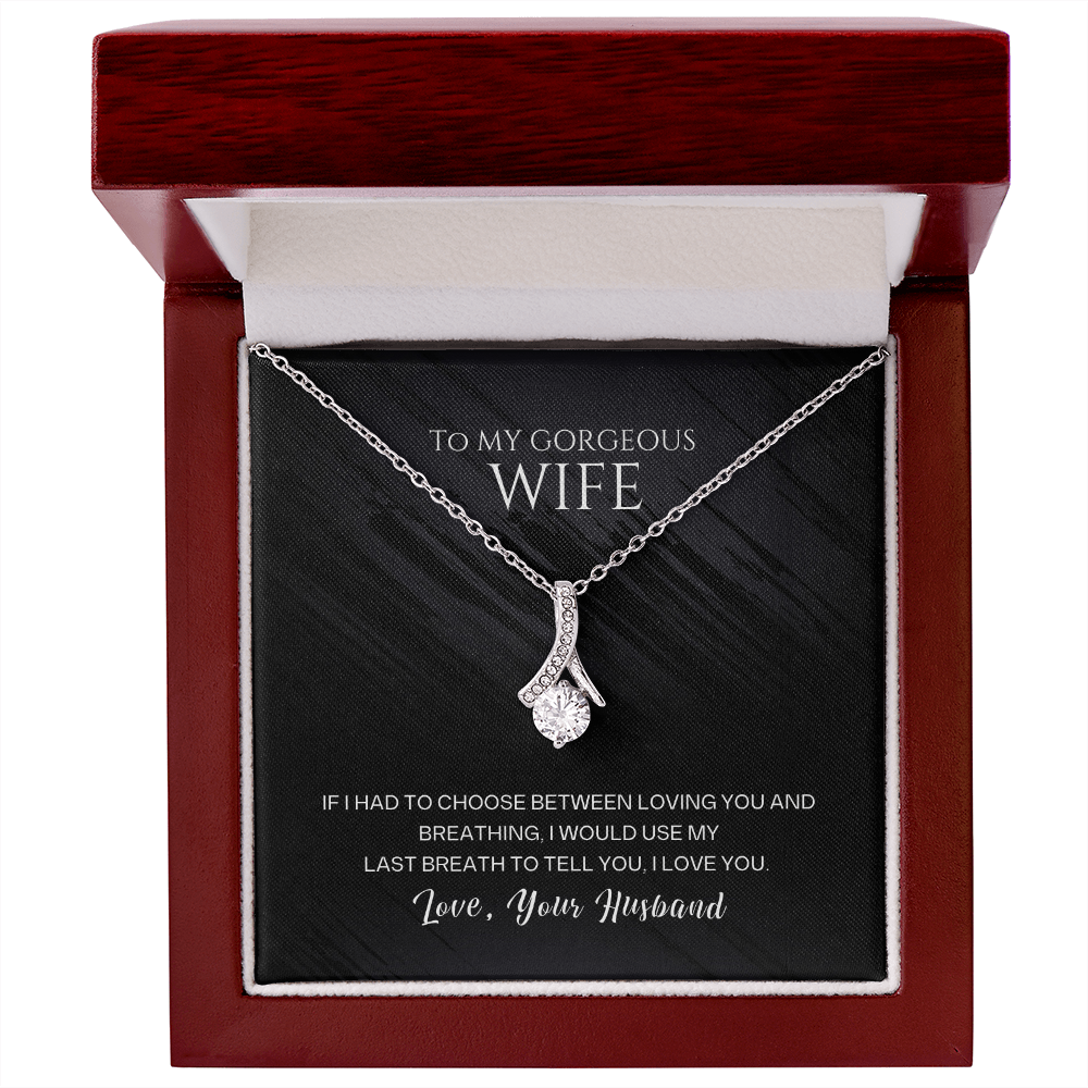 Promise of Forever Pendant – To My Gorgeous Wife