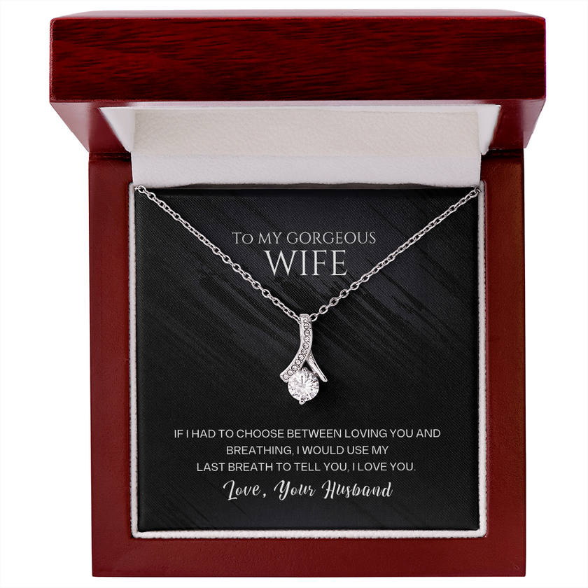 Promise of Forever Pendant – To My Gorgeous Wife