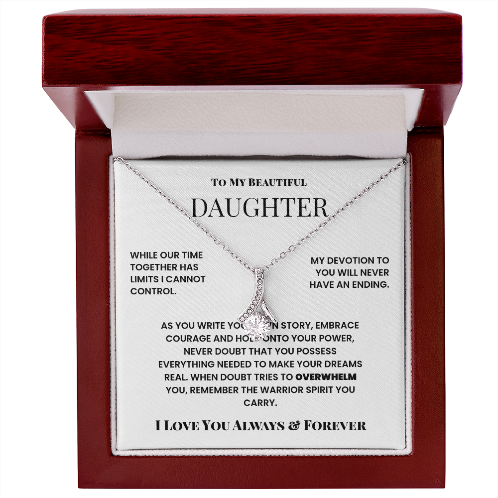 To My Beautiful Daughter – Alluring Beauty Necklace from Dad