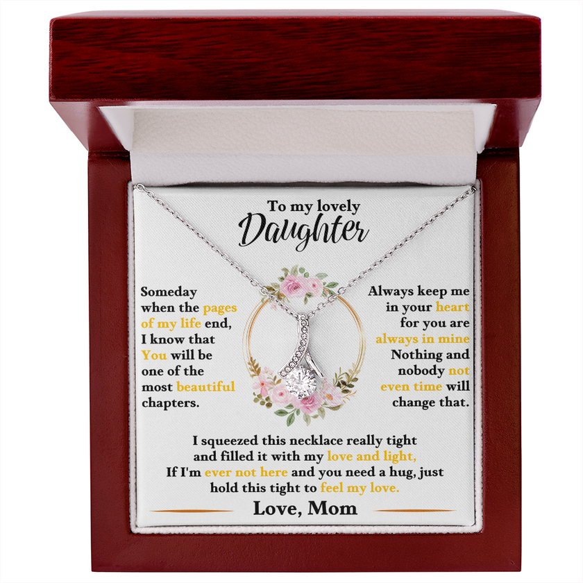 To My Lovely Daughter – Eternal Love Necklace