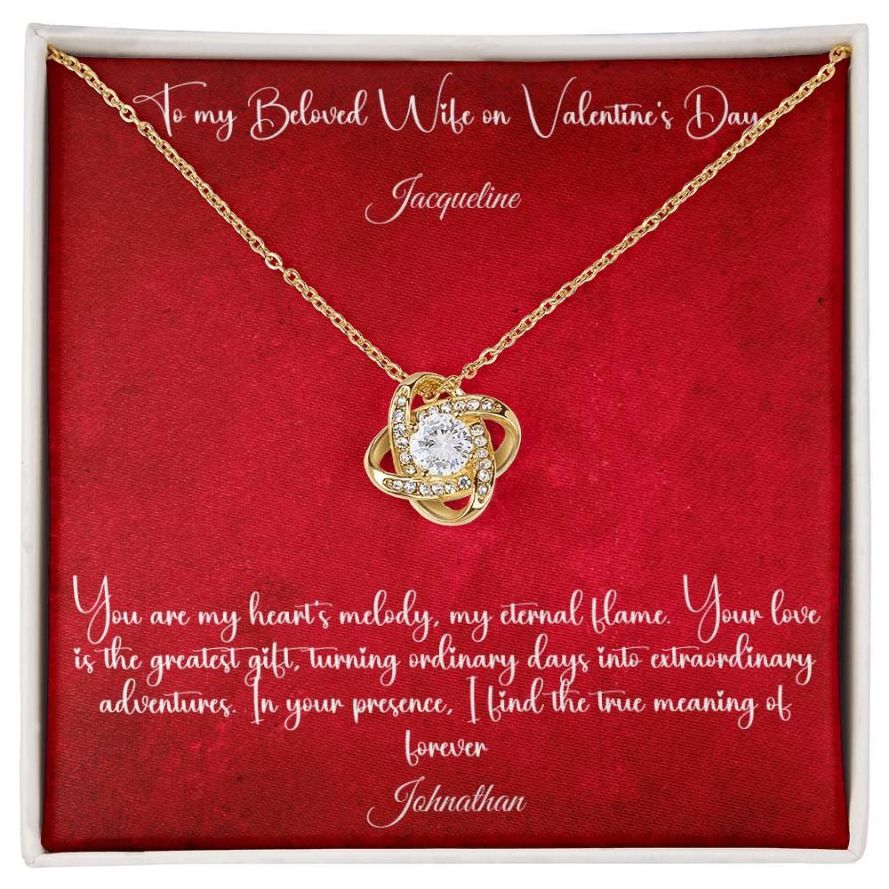 Forever Linked in Love: Embrace Romance with Our Valentine's Day Exclusive Love Knot Necklace