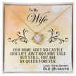 To My Wife - Elegant Love Knot Necklace