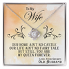 To My Wife - Elegant Love Knot Necklace