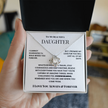 To My Beautiful Daughter – Love Knot Necklace from Dad