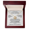 To My Beautiful Daughter – Love Knot Necklace from Dad