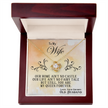 To My Wife - Elegant Love Knot Necklace