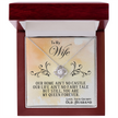To My Wife - Elegant Love Knot Necklace