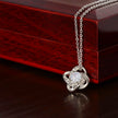 To My Wife - Elegant Love Knot Necklace