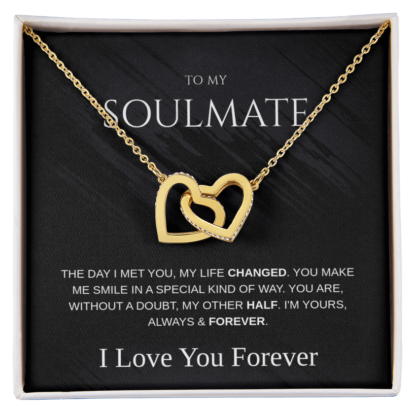 The 'Eternal Bond' Interlocking Hearts Necklace for Soulmate