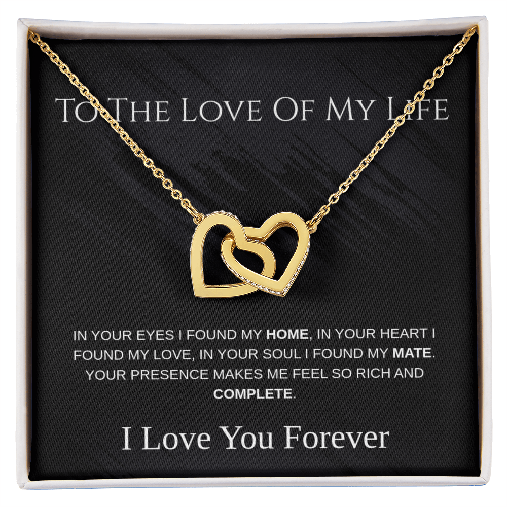 The 'Eternal Bond' Interlocking Hearts Necklace – To The Love of My Life