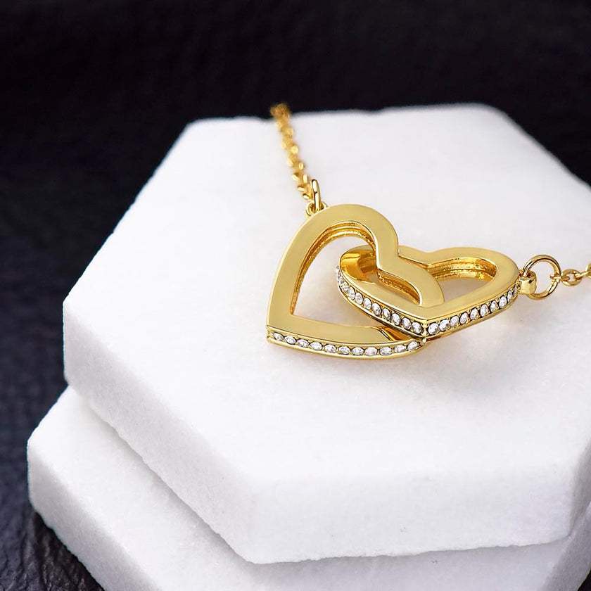To My Wife – Interlocking Hearts Necklace | Love From Your Husband