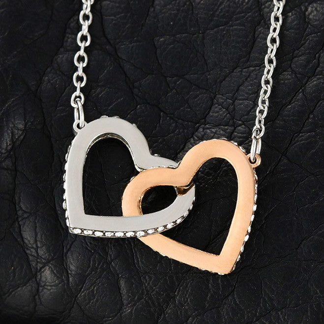 To My Wife – Interlocking Hearts Necklace | Love From Your Husband