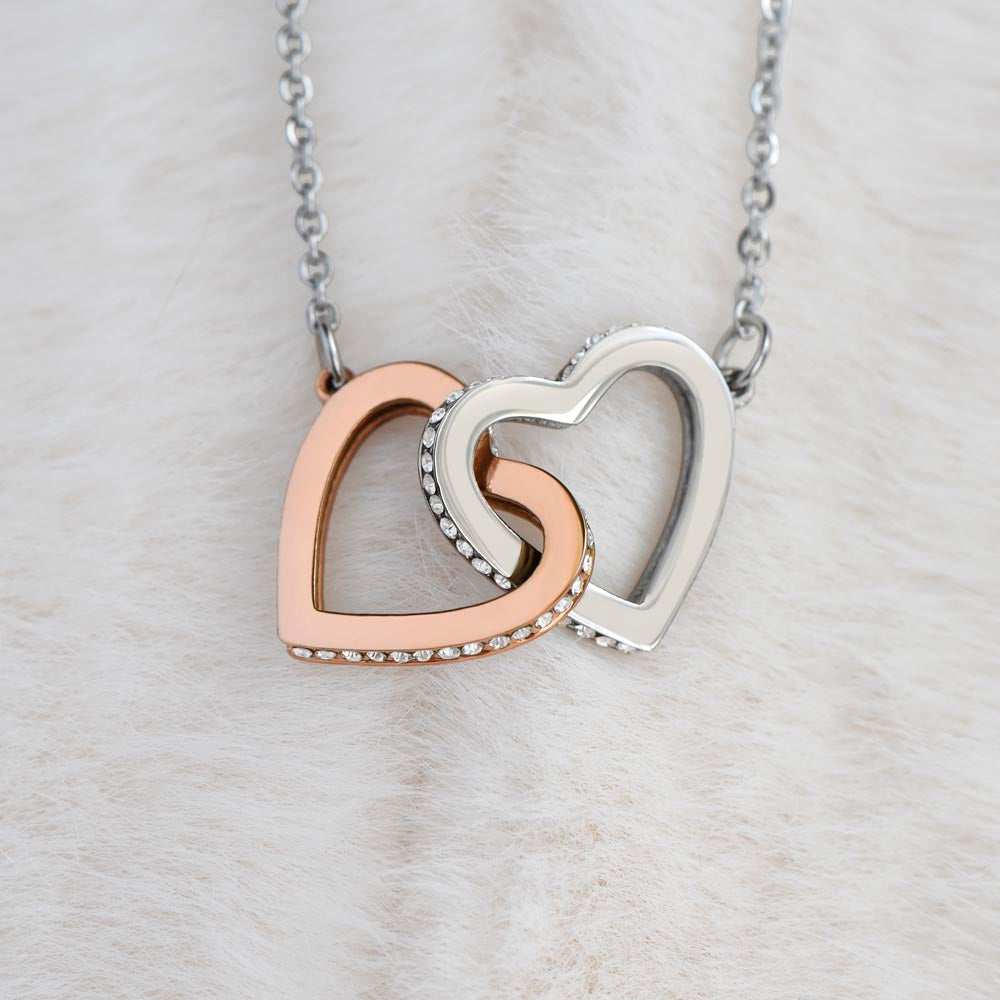 The “Eternal Bond” Interlocking Hearts Necklace for Wife – Our Love Was Meant to Be