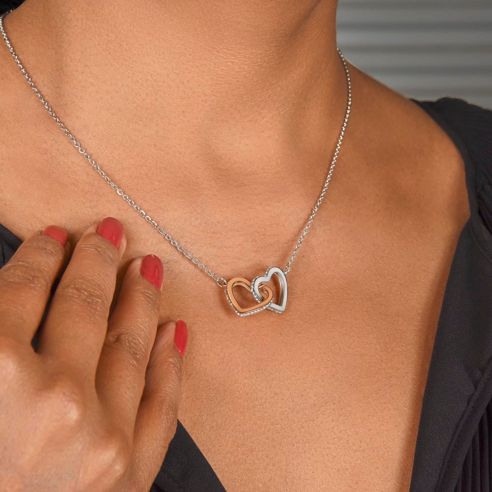 To My Wife – Interlocking Hearts Necklace | Love From Your Husband