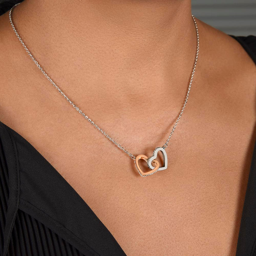 The 'Eternal Bond' Interlocking Hearts Necklace – To The Love of My Life