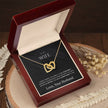 To My Wife – Interlocking Hearts Necklace | Love From Your Husband