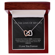 The 'Eternal Bond' Interlocking Hearts Necklace – To The Love of My Life