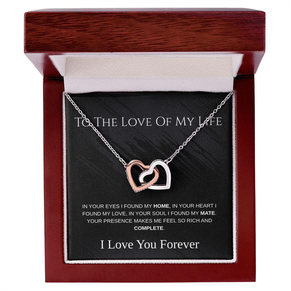 The 'Eternal Bond' Interlocking Hearts Necklace – To The Love of My Life