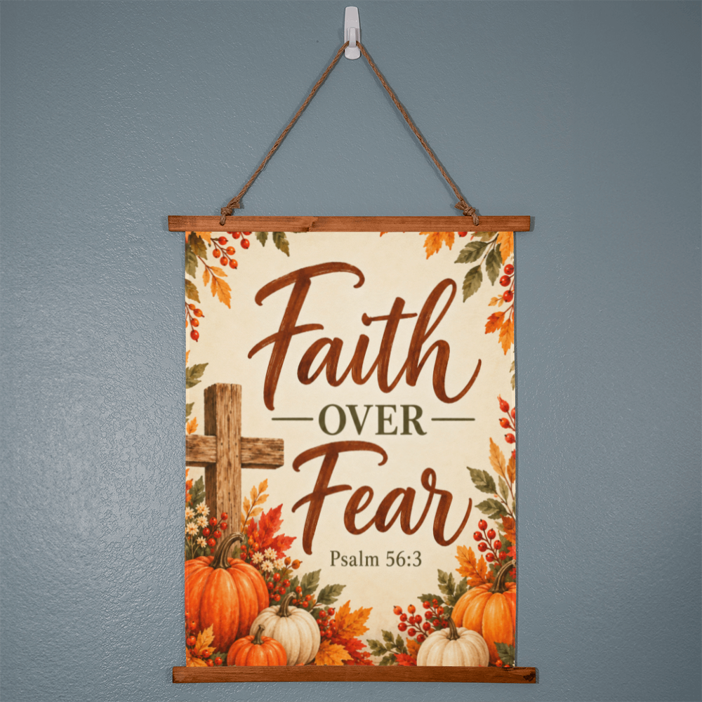 Pumpkins Prayer Praise Christian Fall Wall Clock – 1 Thessalonians 5:16–18