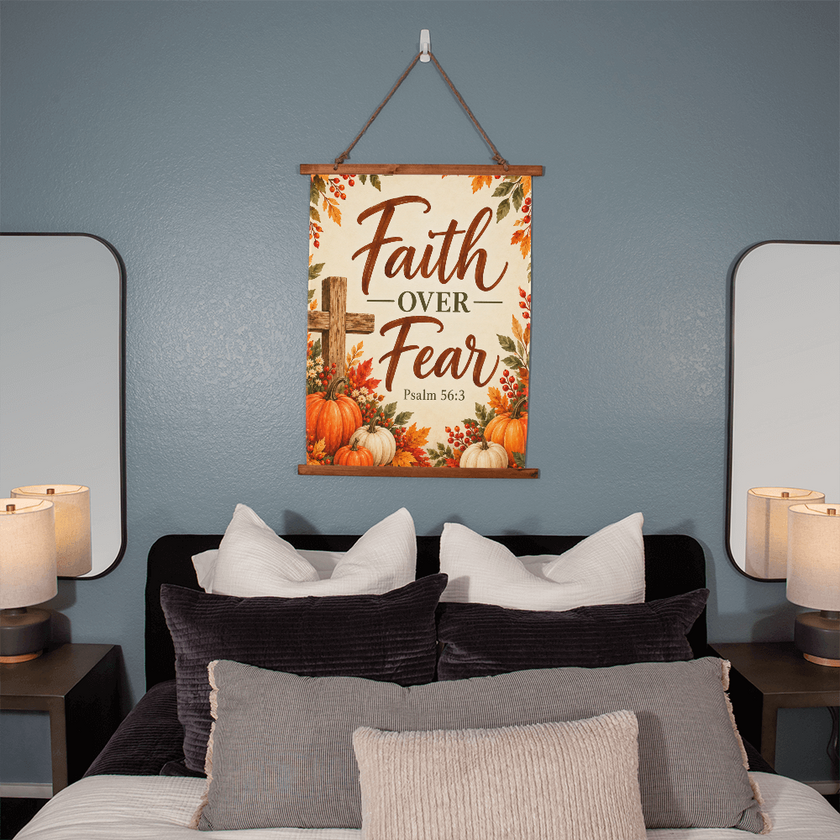 Pumpkins Prayer Praise Christian Fall Wall Clock – 1 Thessalonians 5:16–18