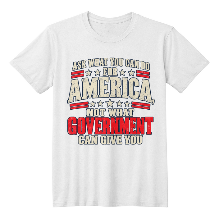 Ask What You Can Do for America patriotic t-shirt