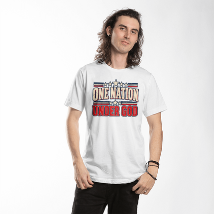 One Nation Under God Patriotic t-shirt
