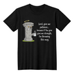 Lord Give Me Patience: Pillar Graphic Tee - Premium Front Print - Faith & Family Collection