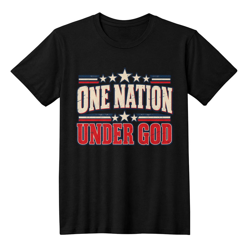 One Nation Under God Patriotic t-shirt