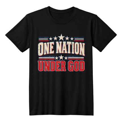 One Nation Under God Patriotic t-shirt