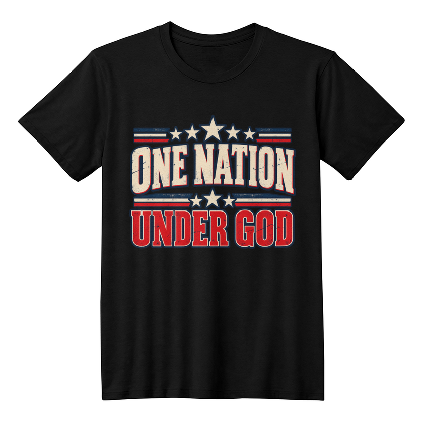 One Nation Under God Patriotic t-shirt