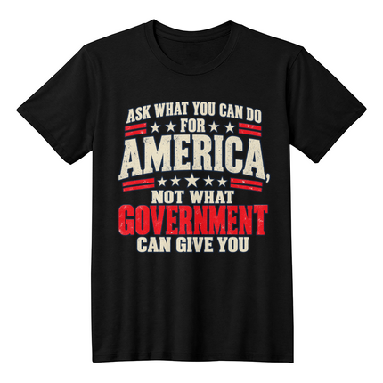 Ask What You Can Do for America patriotic t-shirt