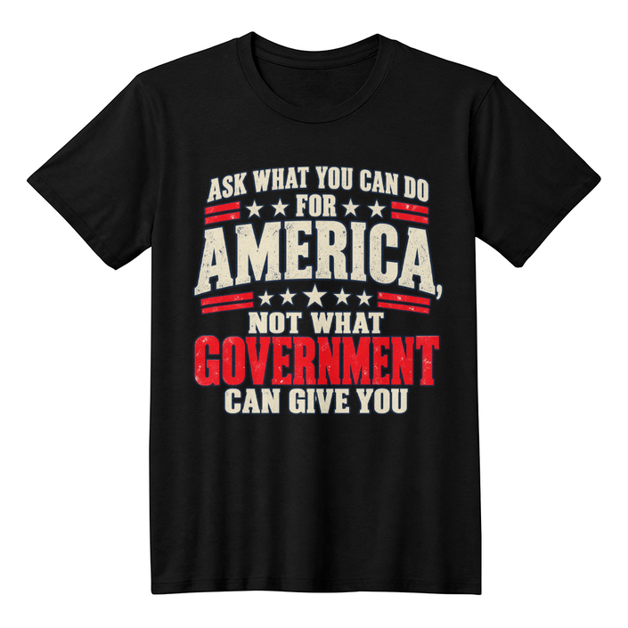 Ask What You Can Do for America patriotic t-shirt