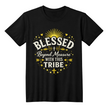 Blessed Beyond Measure Premium T-Shirt – Faith & Family Collection – Christian Statement Front-Print Tee