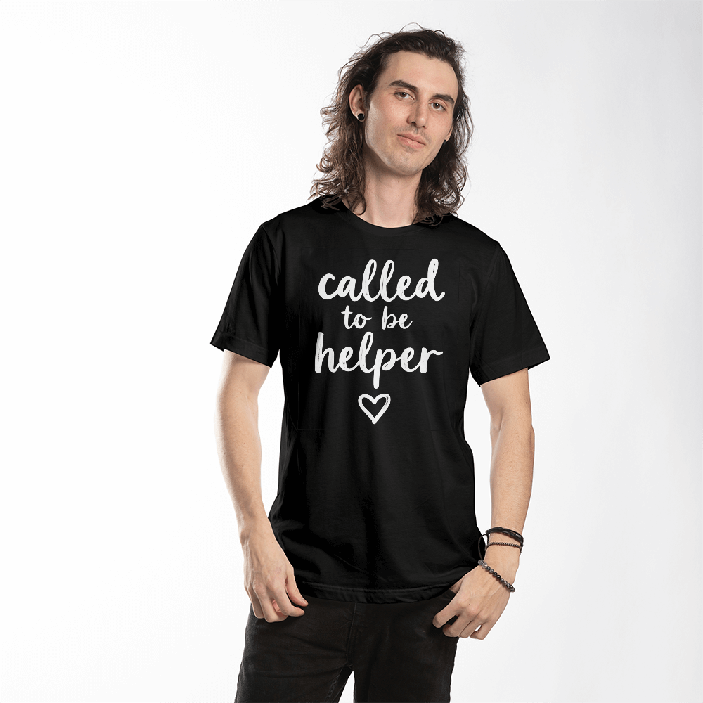 Called to be Helper - Premium T-Shirt - Faith & Family Collection - Christian Front Print Graphic Tee