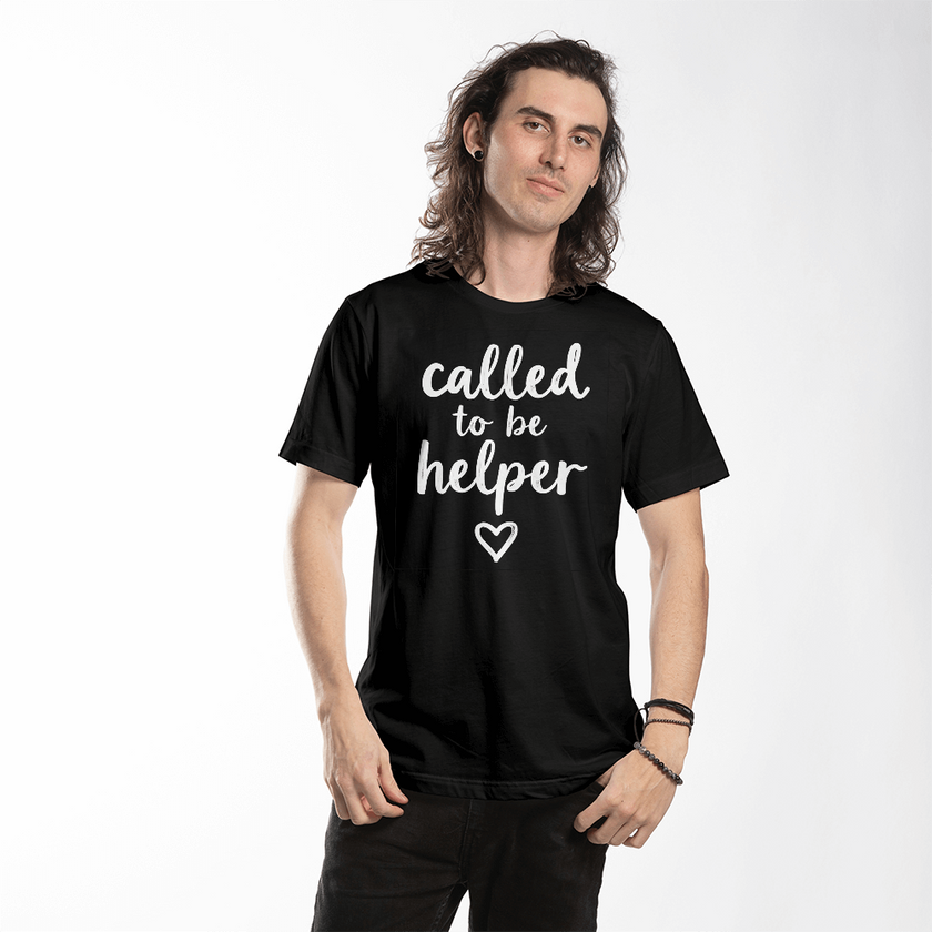 Called to be Helper - Premium T-Shirt - Faith & Family Collection - Christian Front Print Graphic Tee