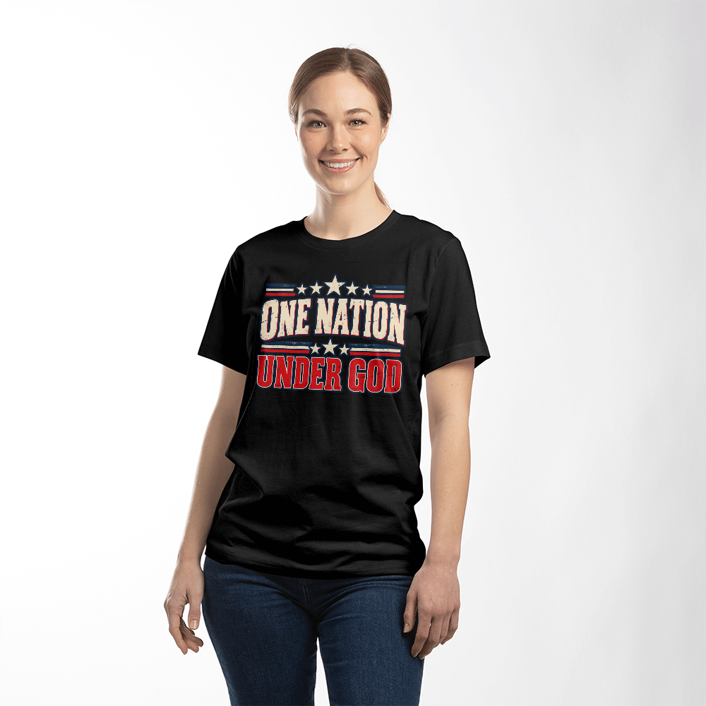 One Nation Under God Patriotic t-shirt