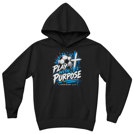 lay With Purpose Youth Christian Sports Pullover Hoodie