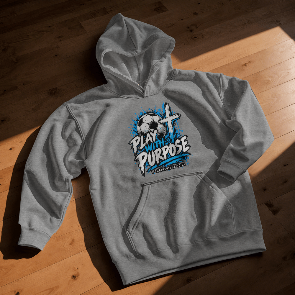 lay With Purpose Youth Christian Sports Pullover Hoodie