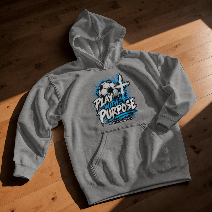lay With Purpose Youth Christian Sports Pullover Hoodie