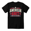 American Grit patriotic t-shirt back print