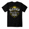 Blessed Beyond Measure Premium T-Shirt – Faith & Family Collection – Christian Tribe Back-Print Tee