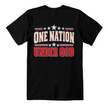 One Nation Under God patriotic t-shirt back print