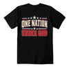 One Nation Under God patriotic t-shirt back print