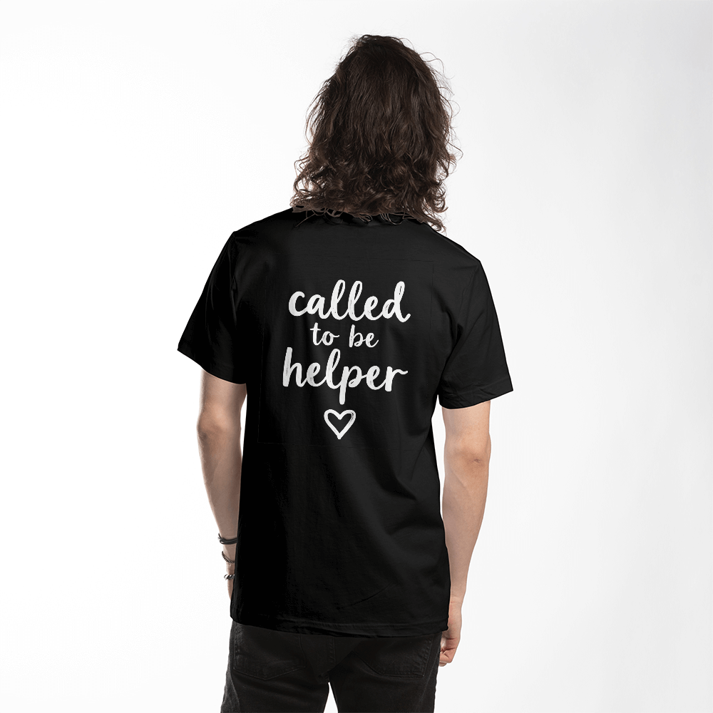 Called to be Helper Premium T-Shirt – Faith & Family Collection – Christian Back-Print Graphic Tee