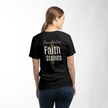 Faith Stands Statement Shirt – Fear Fades Edition (Back Print)